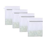 Lot de 4 sacs à linge en filet fin alvéolé, tailles différentes, réutilisables, for machine laver, soutien-gorge et t-shirts(15.7x19.6in(40x50cm))