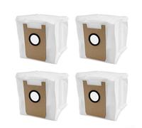 Lot de 4 sacs à poussière Airrobo pour aspirateur robot T20+, FIXR, haute filtration, grande capacité, installation facile, tissus non tissés, remplacement pour une capture efficace de la poussière et