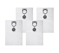 Lot de 4 sacs à poussière compatibles avec aspirateur Metabo ASA 32L ASA32L Sacs filtrants de rechange en matériau non tissé Nettoyage ménager