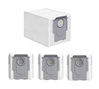 Lot de 4 sacs à poussière compatibles avec Roboroc Qrevo, Qrevo MaxV, Qrevo S, Qrevo Master, S8 Max Ultra, Qrevo S5V, Saros 10R, Saros 10, QV 35A (beaucoup d'autres modèles)