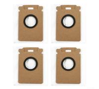 Lot de 4 sacs à poussière compatibles avec Roborock H50 Ultra et H60 Hub Pro, station de vidange automatique de grande capacité de 3,5 L, pour réservoir de poussière hygiénique