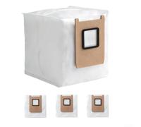 Lot de 4 sacs à poussière de rechange compatibles avec Eufy pour aspirateur robot Omni E25 E28, grande capacité, en tissu non tissé, jetables, accessoires de nettoyage des sols pour poils d'animaux