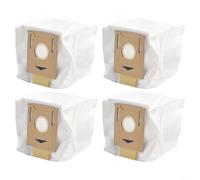 Lot de 4 sacs à poussière de rechange Ecovacs pour aspirateurs robots Deebot N10 et N10 Plus, sacs poubelle jetables haute efficacité pour une élimination facile des déchets