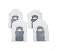 Lot de 4 sacs à poussière de rechange pour aspirateur Dreame Matrix10 Ultra - 3,5 L - Grande capacité - Avec filtre HEPA - Lot de 4 sacs jetables pour aspirateur robot