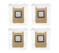 Lot de 4 sacs à poussière de rechange pour aspirateur Eufy Anker C28, Omni E25 E28, haute filtration scellée pour piéger la poussière fine et protéger le moteur de l'usure Utilisation prolongée Non
