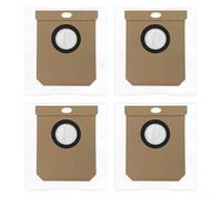 Lot de 4 sacs à poussière de rechange pour aspirateur robot Conga 20090 ProAI 3,5 L grande capacité station de vidange automatique, système de filtration en fibre soufflée par fusion non tissée