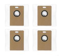 Lot de 4 sacs à poussière de rechange pour aspirateur robot Narwal Freo S - Supporte jusqu'à 40 jours de cycle de nettoyage - Design de grande capacité