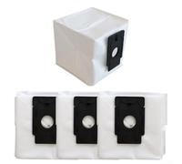 Lot de 4 sacs à poussière de rechange pour aspirateur robot Tapo RV10 Plus - Sacs jetables de grande capacité de 4 L - Technologie d'étanchéité automatique empêchant les fuites d'allergènes