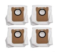 Lot de 4 sacs à poussière de rechange pour aspirateur robot Xiaomi X10/X10+/X20+/X20 Pro/X20 Max/M30/M30 Pro/M30S/ M40/B116, sacs à poussière de grande capacité de 3,5 l