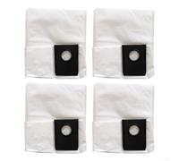 Lot de 4 sacs à poussière de rechange pour balai à franges humides et sèches Eureka NEW400 - Filtration à 4 couches, tissu non tissé, compatible avec aspirateur sans fil avec auto-nettoyage