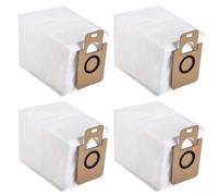 Lot de 4 sacs à poussière de rechange pour Cecotec pour Conga 5500 Hurricane Station Flex/Pet Flex pour aspirateur en tissu non tissé