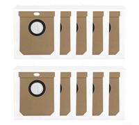 Lot de 4 sacs à poussière de rechange pour nettoyeur robotique BPMIO B20 Plus - Recharges automatiques de station vide avec filtre fin Piège à poils d'animaux en matériau non tissé - Sacs à déchets de