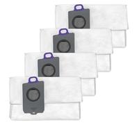 Lot de 4 sacs à poussière de rechange pour station de base Freo Z et Ultra, tissu non tissé avec filtration à 5 couches, grande capacité pour une performance d'aspiration efficace, idéal pour les