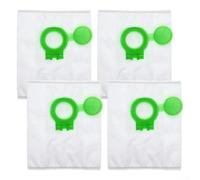 Lot de 4 sacs à poussière en non-tissé pour Sebo pour airbelt D2 avec | Filtration à 4 couches, capture les poussières fines, idéal pour les personnes allergiques, compatible avec les modèles D2