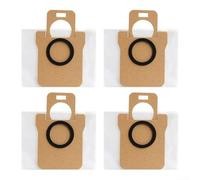 Lot de 4 sacs à poussière jetables pour aspirateur robot 6Max 6Pro, recharges de station vide automatique avec grande capacité de 3,5 L, sacs filtrants non tissés soufflés par fusion pour une capture