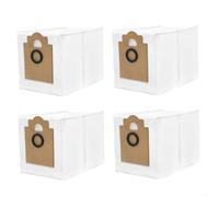 Lot de 4 sacs à poussière pour aspirateur avec filtration avancée, pour M2 Pro/M2S Pro/M2 Plus Pro Robot, capacité de 3,5 L, remplacement pour station de base à vidange automatique