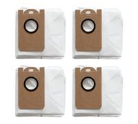 Lot de 4 sacs à poussière pour aspirateur pour Cecotec pour Conga 7490 7290 pour remplacer Eternal Home, accessoires pour améliorer la rétention de la poussière et l'efficacité du nettoyage