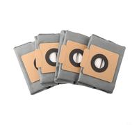 Lot de 4 sacs à poussière pour aspirateur robot Eufy-Clean X8 Pro, 4 couches, sacs à poussière antibactériens et désodorisants de grande capacité