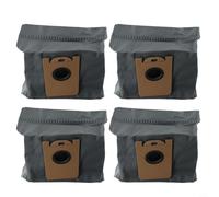 Lot de 4 sacs à poussière pour RoboVac L35 pour station de vidange automatique HYBRID LR30 LR20, filtration à 4 couches avec tissu au charbon actif, débris à haute efficacité et capture pour le