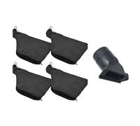 Lot de 4 sacs à poussière pour scie à onglets avec supports de fil, capture efficace de la sciure de bois et élimination facile pour le travail du bois (B)