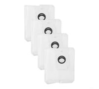 Lot de 4 sacs à poussière pour TP-Link pour TAPO RV10 Plus, sacs à poussière de rechange pour aspirateur robot RVA200