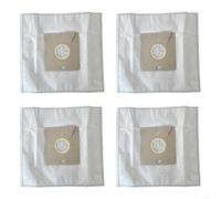 Lot de 4 sacs à poussière SMS en microfibre de type E67 pour aspirateurs Morphy, Richards Compact, Vax Mojo, Devil, Hoover, filtre de rechange réutilisable (lot de 4/10)