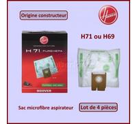 Lot de 4 Sacs aspirateur HOOVER H71