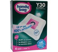 Lot de 4 sacs aspirateur non tissé Y30 - HANDY BAG - Pour LG - Haute filtration