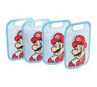 Lot de 4 sacs avec fermeture éclair Super Mario