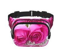 Lot de 4 sacs banane roses pour homme et femme, sacs banane tendance pour entraînement, course à pied, voyage, randonnée, Noir , Taille unique