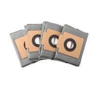 Lot de 4 sacs d'aspirateur à 4 couches pour aspirateur Eufy Clean X8 Pro avec station auto-vide, sacs de rechange pour un confinement efficace des débris et un entretien facile