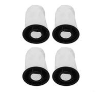 Lot de 4 sacs d'aspirateur à trois couches en microfibre avec collier auto-scellant pour Henry Quick pour Numatic NQ100 Hen100 HET100, poussière blanche pour capsules de rechange pour squames