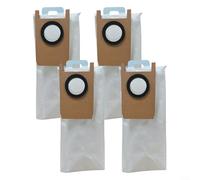 Lot de 4 sacs d'aspirateur de grande capacité pour aspirateur Eufy Omni S1 Pro, pièces de rechange pour aspirateur