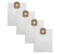 Lot de 4 sacs d'aspirateur de rechange non tissés multicouches compatibles avec Karcher T 7 T7/1 T8/1 T12/1 DS5300 pour une filtration et une utilisation constantes