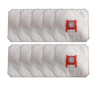 Lot de 4 sacs d'aspirateur de type G pour Bosch BSA2100 BSG71370, remplace 17003048 BBZ41FGALL, sacs à poussière en non-tissé fondu avec haute filtration (lot de 10)