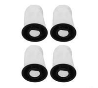 Lot de 4 sacs d'aspirateur en microfibre 3 couches pour Numatic Quick NQ100 HEN100 HET100 - Col auto-scellant - Filtration très efficace des poils d'animaux - Blanc