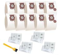 Lot de 4 sacs d'aspirateur en microfibre à 5 couches pour Miele Pure TU S1 L1, filtration à 99,97 % avec joint sanitaire, rouge, lot de 4 (ensembles trimestriels)