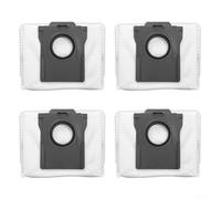 Lot de 4 sacs d'aspirateur HEPA pour Cecotec pour Conga pour robot nettoyeur X50, haute efficacité de filtration de la poussière avec joint sécurisé pour une élimination sans désordre