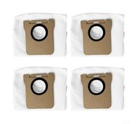 Lot de 4 sacs d'aspirateur jetables de grande capacité pour aspirateur robot Airbot L50 Master avec tissu non tissé et fibres soufflées par fusion pour une meilleure capture de la poussière