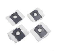 Lot de 4 sacs d'aspirateur non tissés pour Dreame L10s D20 Pro Plus | Filtration à 4 couches, capture la poussière fine, capacité de 3,3 L, tissu non tissé, facile à remplacer