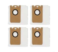 Lot de 4 sacs d'aspirateur pour Cecotec pour conga 7490 E-Ternal pour genesis - Sacs filtrants en non-tissé pour aspirateur robot de rechange 165 x 150 mm