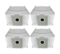 Lot de 4 sacs d'aspirateur pour Ecovacs pour deebot X8 Pro, X8 Pro Plus, T50 Pro & T50 Max Pro - 3,3 l en non-tissé avec charbon actif contre les sacs de rechange pour aspirateur robot
