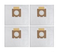 Lot de 4 sacs d'aspirateur pour Hoover Telios Extra Filtre à poussière fine | Lot de 4 microfibres extra résistantes à la déchirure, convient pour H81, attrape la micro-poussière, montage facile