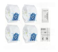 Lot de 4 sacs d'aspirateur pour Miele Complete C3/C2, S8340, S8360 Classic C1 | HyClean GN Pure de rechange avec 1 moteur et 1 filtre d'évacuation | Empêche la fuite de poussière, remplacement pour