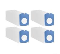 Lot de 4 sacs d'aspirateur pour Nilfisk Aero 3,5 l en non-tissé | Capacité de 3,5 l, puissance de filtration de 99,97 %, non-tissé indéchirable, compatible avec aero 20-31