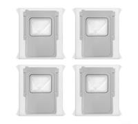 Lot de 4 sacs d'aspirateur résistants aux déchirures pour station de base DJI pour station de base ROMO P A S avec technologie efficace de piégeage des particules