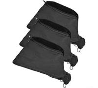 Lot de 4 sacs de collecte de poussière pour scie à onglets 255 avec fermeture éclair, capture efficace de la sciure, cadre en nylon et fil, nettoyage d'atelier (sac de 3 pièces)