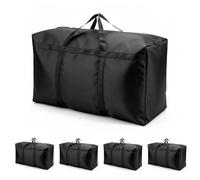 Lot de 4 Sacs de déménagement de 105 L, Grands sacs de rangement