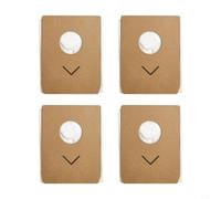 Lot de 4 sacs de grande capacité pour Eureka de 3 l pour robot stylus | Système de filtration à 5 couches, capture les poussières fines et les cheveux, idéal pour les personnes souffrant