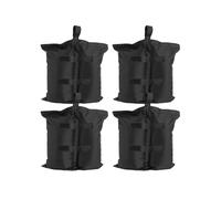 Lot de 4 sacs de lestage pour pavillon en polyester noir